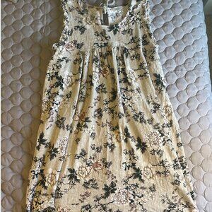 Vintage Lucky Brand Mini Floral Dress